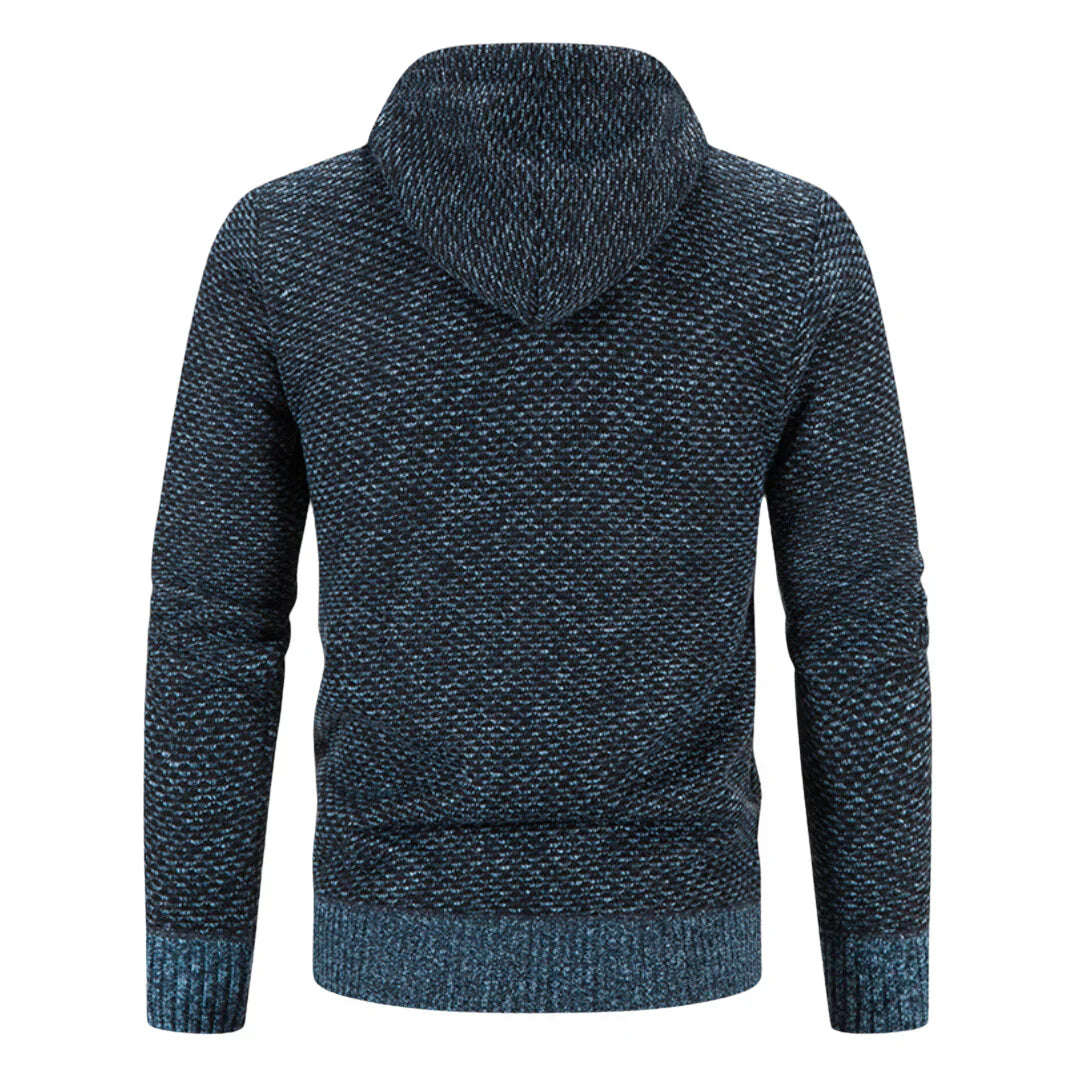 Cesar Knitted Zip Hoodie