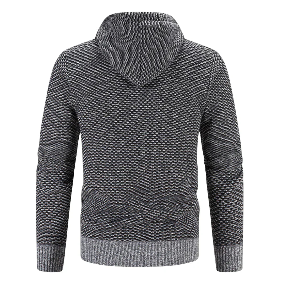 Cesar Knitted Zip Hoodie