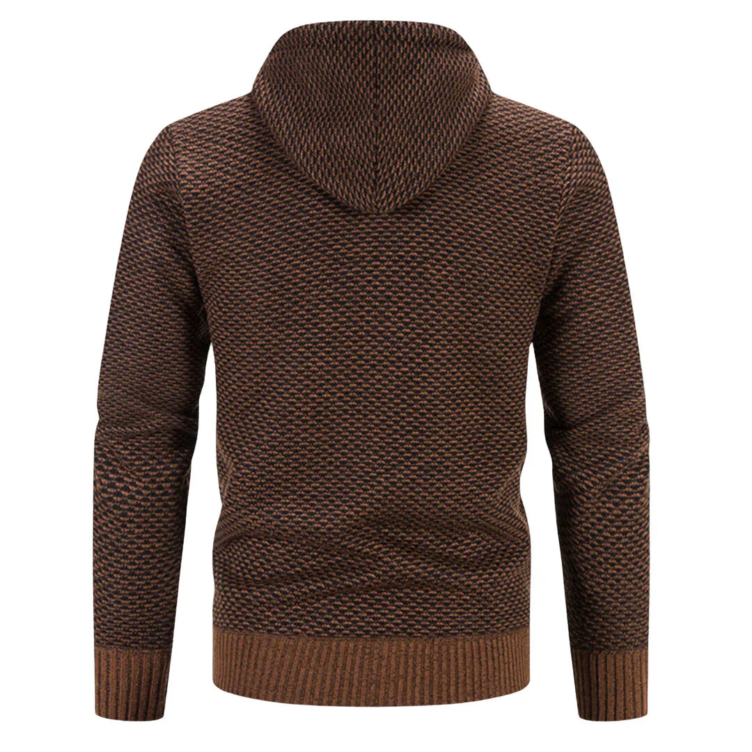 Cesar Knitted Zip Hoodie