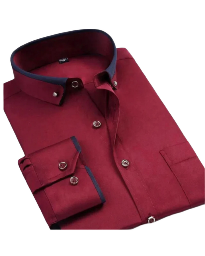 Adonis Contrast Collar Shirt