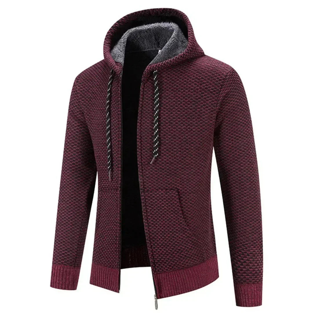 Cesar Knitted Zip Hoodie
