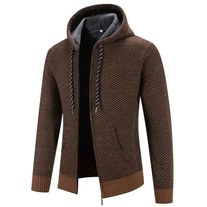 Cesar Knitted Zip Hoodie