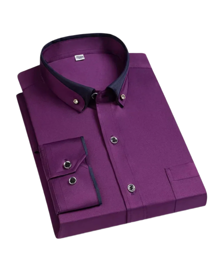 Adonis Contrast Collar Shirt
